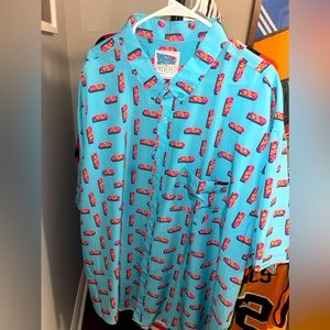 Back to the future 2 button down shirt!